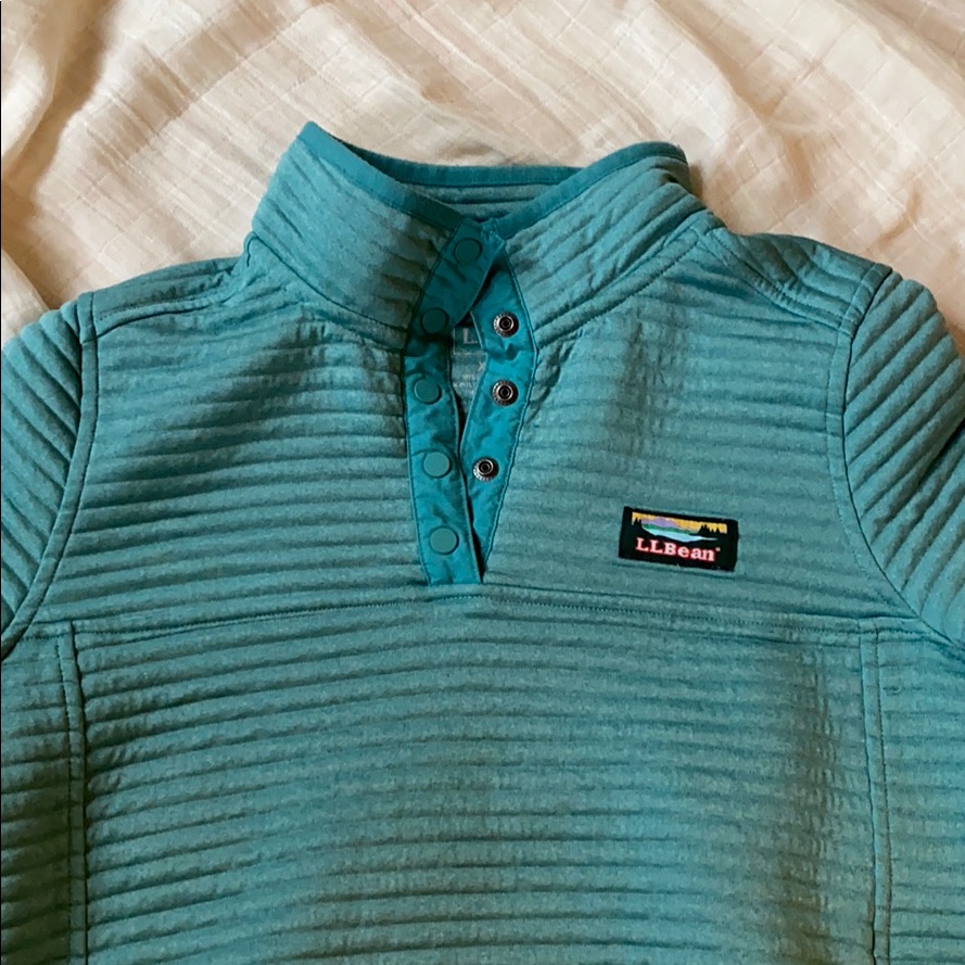 L.L. Bean Button Up Pullover